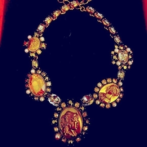 Oscar De La Renta luxury statement magnificent gorgeous limited edition Necklace - Picture 4 of 9